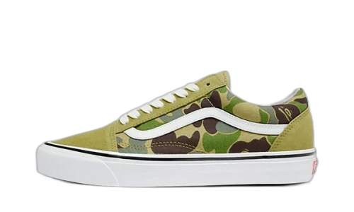 Vans Old Skool 36 DX Bape Green ABC Camo