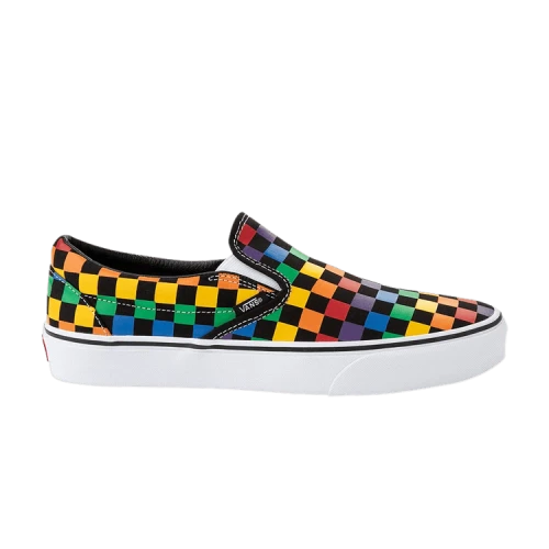 Vans Classic Slip-On 'Rainbow Checkerboard - Black'