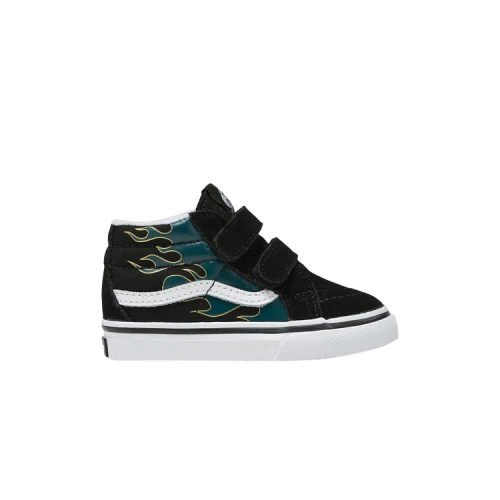 Vans Sk8-Mid Reissue V Toddler 'Metallic Flame Black'