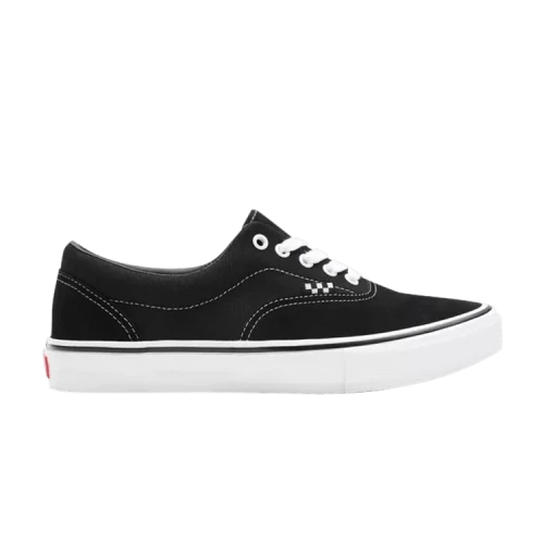 Vans Era Black Checkerboard Tag
