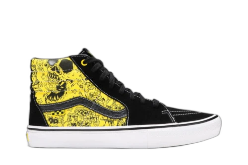 Vans Mike Gigliotti x SpongeBob SquarePants x Skate Sk8-Hi 'Black Yellow'