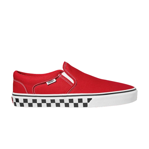 Vans Asher 'Checkerboard - Racing Red'