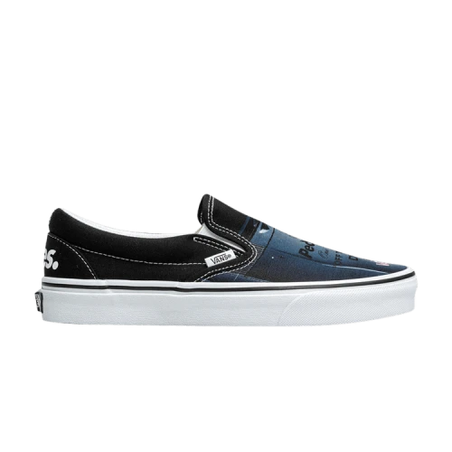 Vans Peaches. One Universe x Classic Slip-On 'Black True White'