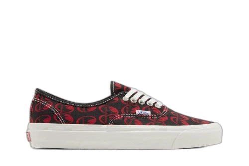 Vans Mooneyes x Authentic 44 DX 'Anaheim Factory - Black Red'