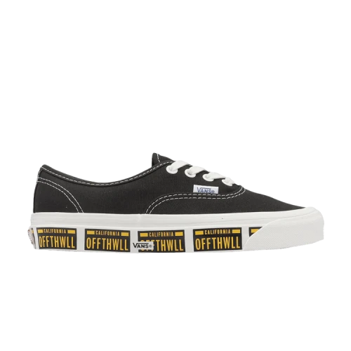Vans UA Authentic 44 DX Anaheim Factory Vanity Plate Black