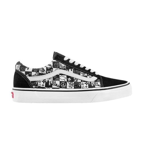 Vans Old Skool Doodle Checkerboard