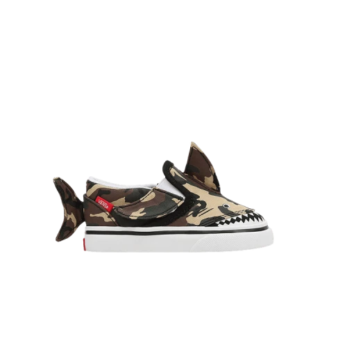 Vans Slip-On V Toddler 'Camo Shark'