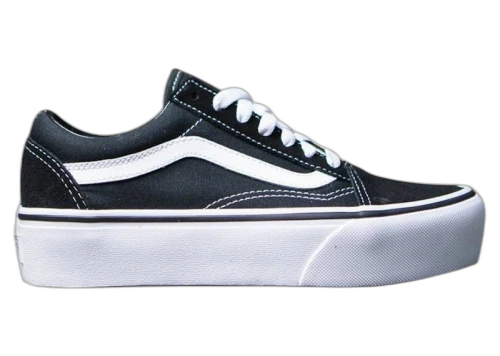 Vans Old Skool Platform Black White (Women's)