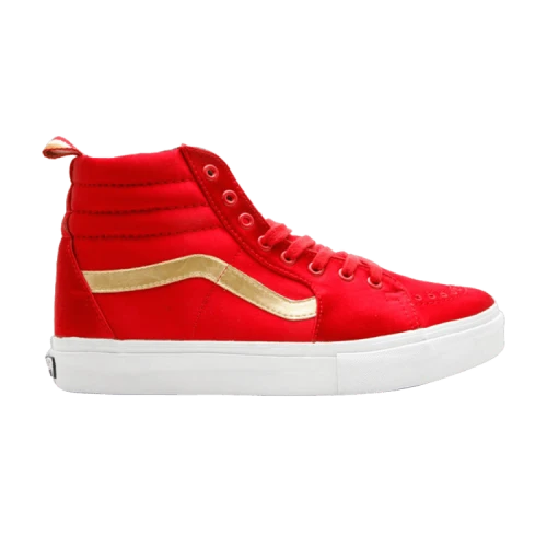 Vans Sk8-Hi LX HUF Satin High Risk Red Gold