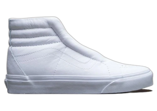 Vans Sk8-Hi Reissue Laceless Leather White (Women's)