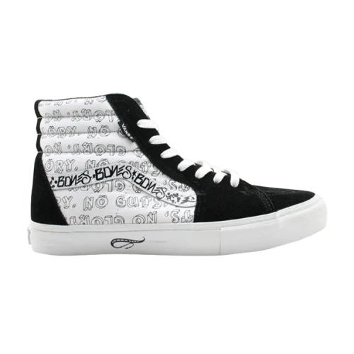 Vans WTAPS x Syndicate Sk8-Hi 'No Guts No Glory - Black White'