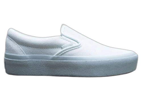 Vans Classic Slip-On Blue Flower Metal Suede (Women's)