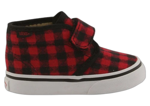 Vans Chukka V Twill Gingham Black Red (TD)