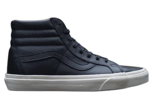 Vans Sk8-Hi Re-Issue Lux Leather Black Porcini