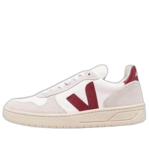 VEJA V-10 B-Mesh 'White Natural Marsala'