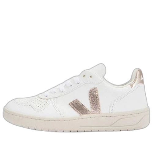 Veja V-10 Chromfree Low-Top Sneakers 'White Gold'