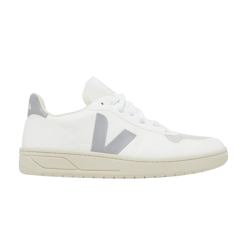 Veja V-10 'White Oxford Grey'