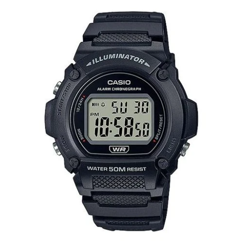 CASIO Waterproof Quartz Sports Mens Black Digital