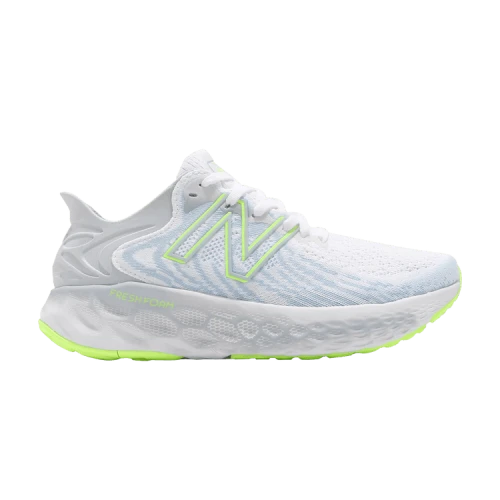 New Balance Fresh Foam 1080v11 Wide 'White Bleached Lime Glow' (Women's)