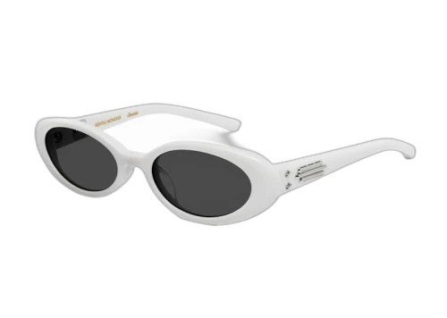Gentle Monster Jennie Fish Tail Sunglasses White/Gray (W2)