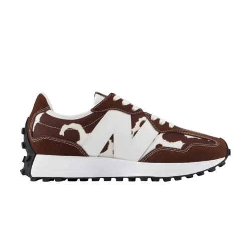 New Balance 327 Cow Print Pumpernickel Sea Salt (Women's)