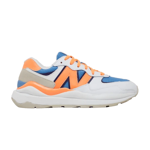 New Balance 57/40 White Orange Stellar Blue (Women's)
