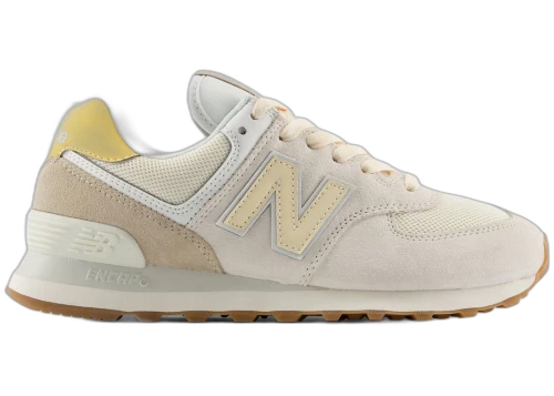 New Balance 574 Sea Salt Yellow Gum (Women's)