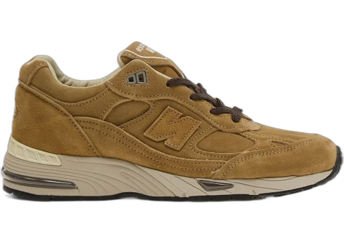 New Balance 991v1 Luxe Suede MiUK Dijon Castle Wall (Women's)