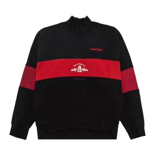 Willy Chavarria Casa De Chavarria Crewneck Sweater 'Black'