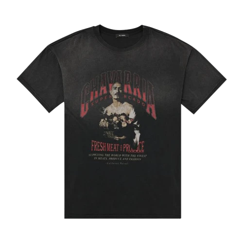 Willy Chavarria San Chachi Produce Easy Tee 'Black'