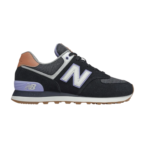 New Balance 574 'Black Mystic Purple' (Women's)