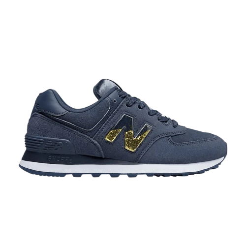 New Balance 574 'Crushed Metallic - Natural Indigo' (Women's)