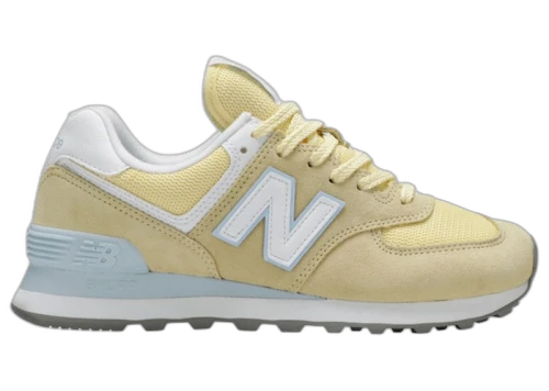 New Balance 574 B Yellow Blue (Women's)