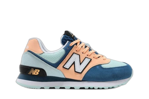 New Balance 574 Light Mango Blue (Women's)
