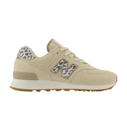 New Balance 574 Sea Salt Leopard (Women's)