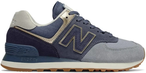 New Balance 574 Metallic Patch Blue (Women's)