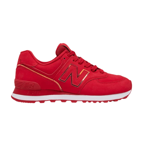 New Balance 574 Red Iridescent (Women's)