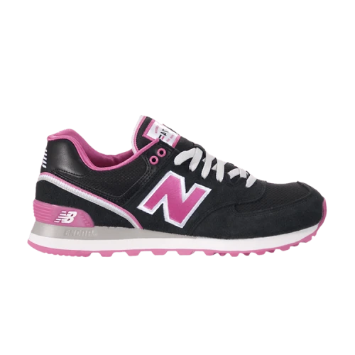 New Balance 574 'Stadium Jacket Pack - Black Pink' (Women's)