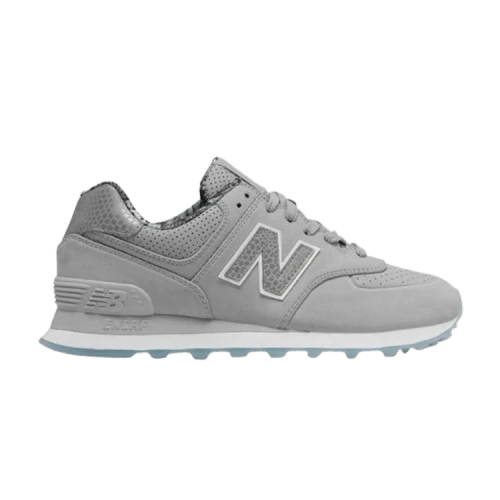 New Balance 574 Lux Reptile 'Silver Mink' (Women's)