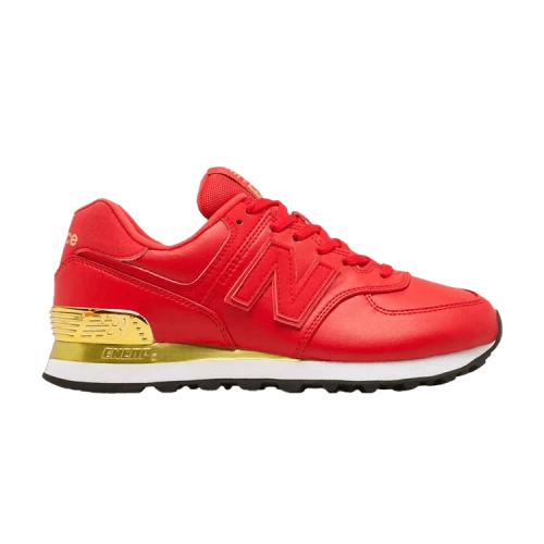 New Balance 574 'Gold Dip - Red' (Women's)
