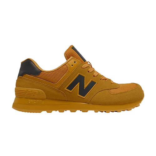 New Balance 574 Series Low-Top Yellow/Brown (Women's)