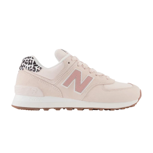 New Balance 574 Pink Leopard Print (Women's)