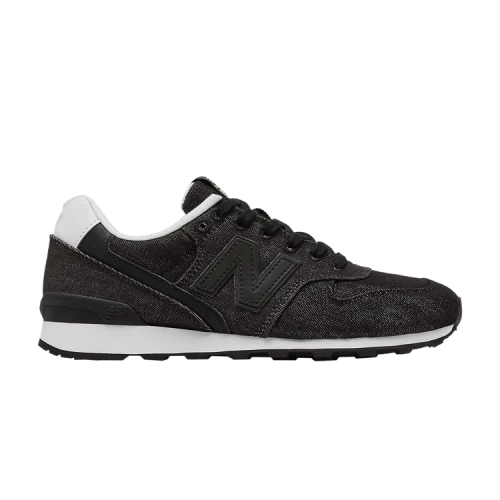 New Balance 696 Cotton Denim 'Black White' (Women's)