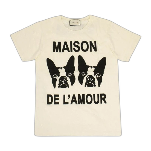 Gucci Maison De l'Amour Cotton T-Shirt 'Off White'
