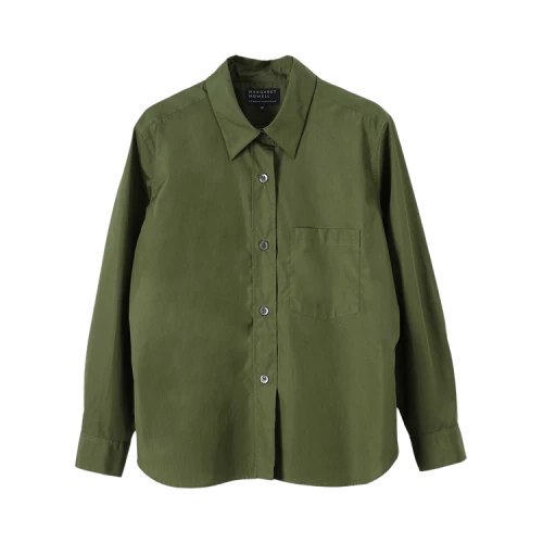 Margaret Howell Simple Shirt 'Leaf Green'