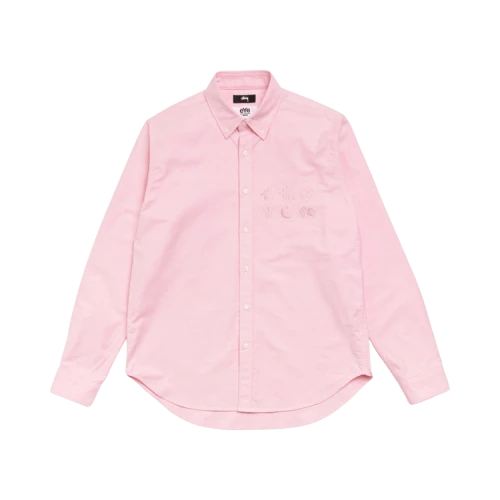 Stussy Junya Button Down Shirt 'Pink'
