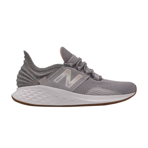 New Balance Fresh Foam Roav Tee Shirt Whisper Grey (Wide) (Women's)