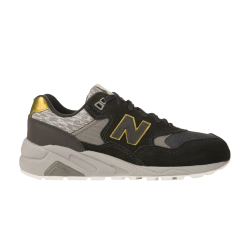New Balance 580 Series Black Grey 'Black Gray' (Women's)