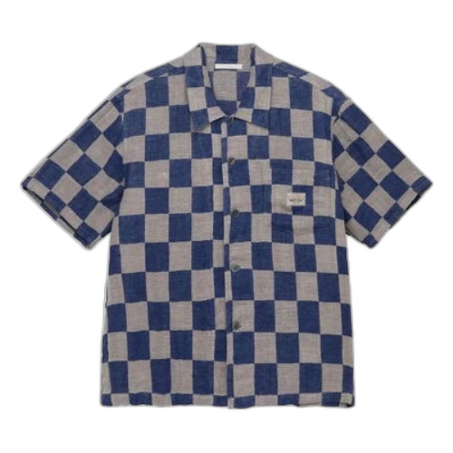 Stussy x OUR LEGACY Work Shop Box Shirt Shortsleeve 'Grey Blue'