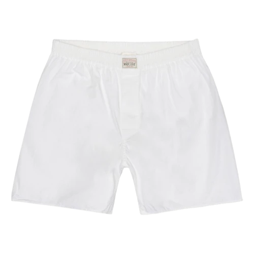 Stussy x Our Legacy Work Shop Boxer Short 'White Cotton Silk'